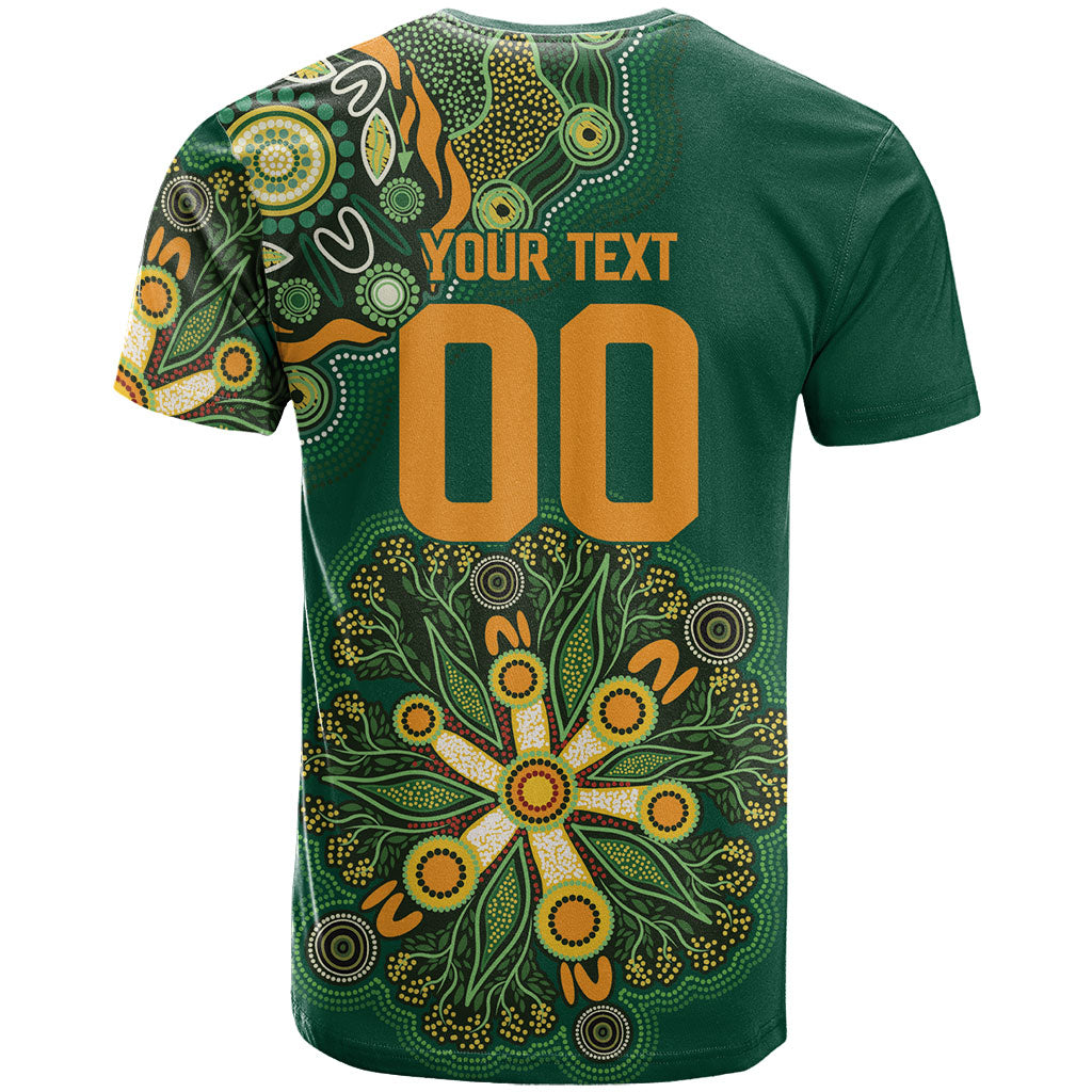 Australia Rugby National Heritage Custom T Shirt Indigenous Aboriginal Dot Art