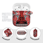 Aotearoa Iwi Ngapuhi AirPods Case Maori Wharenui House Tribal Pattern
