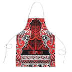 Aotearoa Iwi Ngapuhi Apron Maori Wharenui House Tribal Pattern