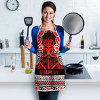 Aotearoa Iwi Ngapuhi Apron Maori Wharenui House Tribal Pattern