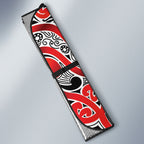 Aotearoa Iwi Ngapuhi Auto Sun Shade Maori Wharenui House Tribal Pattern
