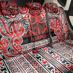 Aotearoa Iwi Ngapuhi Back Car Seat Cover Maori Wharenui House Tribal Pattern