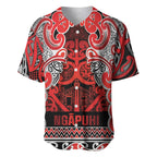 Aotearoa Iwi Ngapuhi Baseball Jersey Maori Wharenui House Tribal Pattern
