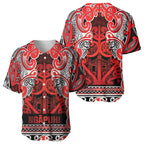 Aotearoa Iwi Ngapuhi Baseball Jersey Maori Wharenui House Tribal Pattern