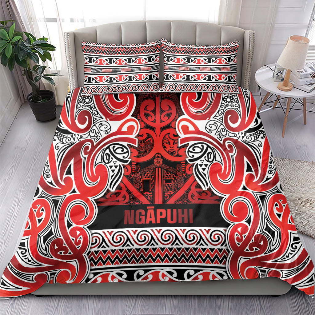 Aotearoa Iwi Ngapuhi Bedding Set Maori Wharenui House Tribal Pattern