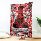 Aotearoa Iwi Ngapuhi Blanket Maori Wharenui House Tribal Pattern