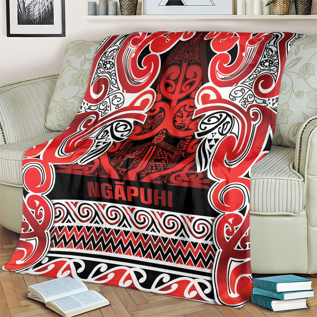 Aotearoa Iwi Ngapuhi Blanket Maori Wharenui House Tribal Pattern