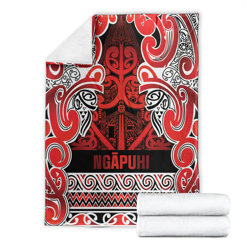 Aotearoa Iwi Ngapuhi Blanket Maori Wharenui House Tribal Pattern