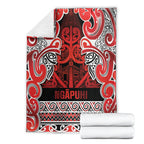 Aotearoa Iwi Ngapuhi Blanket Maori Wharenui House Tribal Pattern