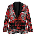 Aotearoa Iwi Ngapuhi Blazer Maori Wharenui House Tribal Pattern