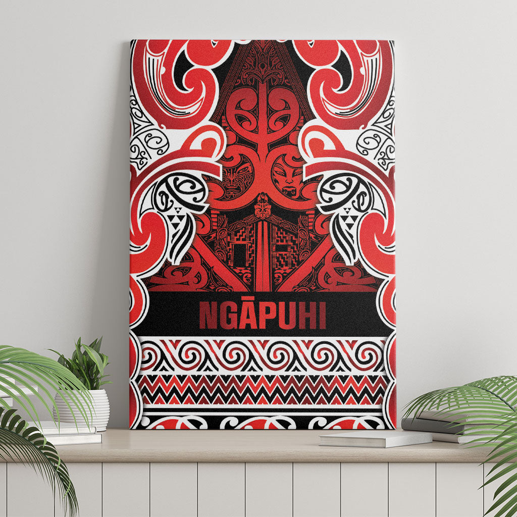 Aotearoa Iwi Ngapuhi Canvas Wall Art Maori Wharenui House Tribal Pattern