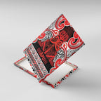 Aotearoa Iwi Ngapuhi Canvas Wall Art Maori Wharenui House Tribal Pattern