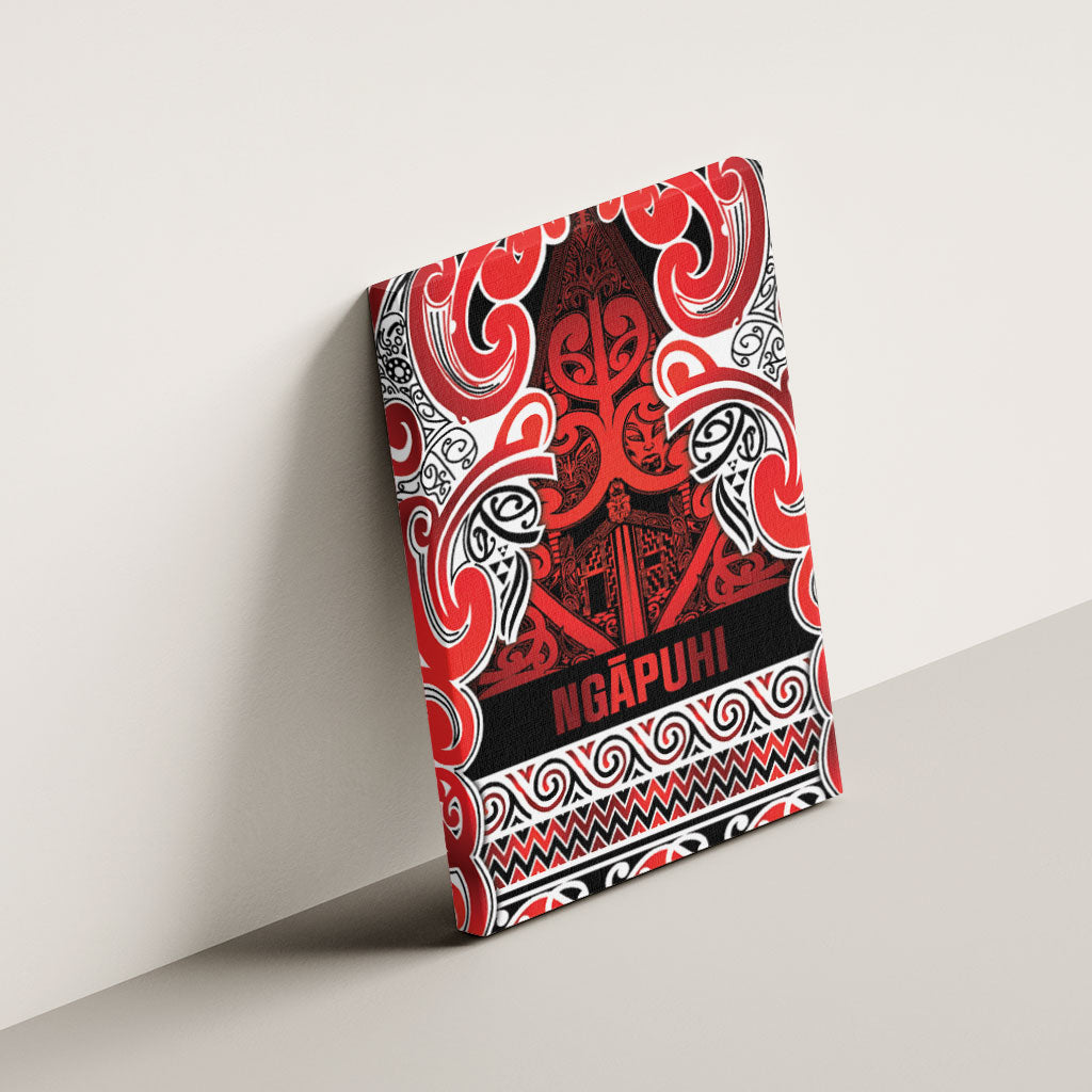 Aotearoa Iwi Ngapuhi Canvas Wall Art Maori Wharenui House Tribal Pattern