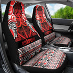 Aotearoa Iwi Ngapuhi Car Seat Cover Maori Wharenui House Tribal Pattern