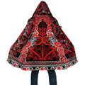 Aotearoa Iwi Ngapuhi Cloak Maori Wharenui House Tribal Pattern