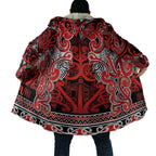 Aotearoa Iwi Ngapuhi Cloak Maori Wharenui House Tribal Pattern