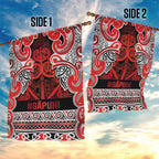 Aotearoa Iwi Ngapuhi Garden Flag Maori Wharenui House Tribal Pattern