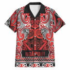 Aotearoa Iwi Ngapuhi Hawaiian Shirt Maori Wharenui House Tribal Pattern