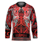Aotearoa Iwi Ngapuhi Hockey Jersey Maori Wharenui House Tribal Pattern
