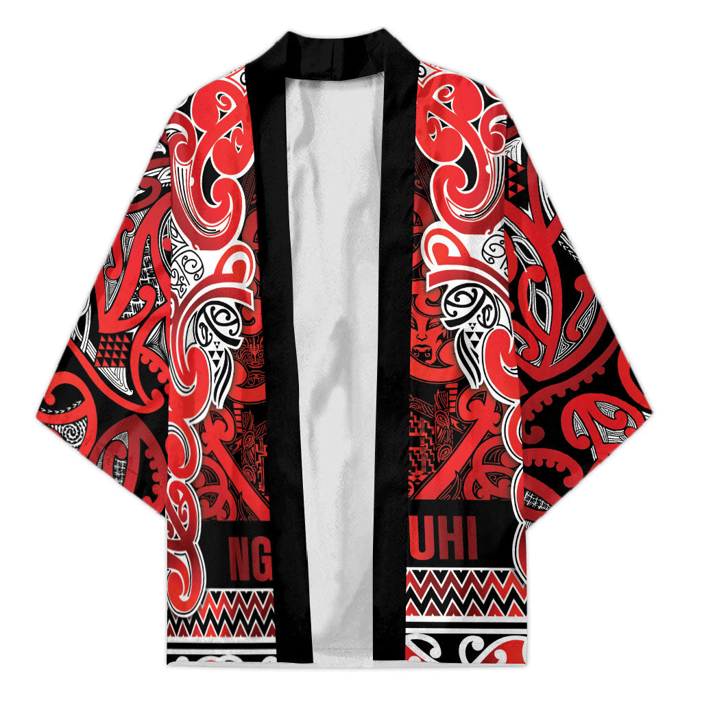 Aotearoa Iwi Ngapuhi Kimono Maori Wharenui House Tribal Pattern