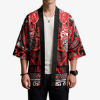 Aotearoa Iwi Ngapuhi Kimono Maori Wharenui House Tribal Pattern