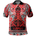 Aotearoa Iwi Ngapuhi Polo Shirt Maori Wharenui House Tribal Pattern