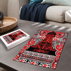 Aotearoa Iwi Ngapuhi Puzzle Maori Wharenui House Tribal Pattern