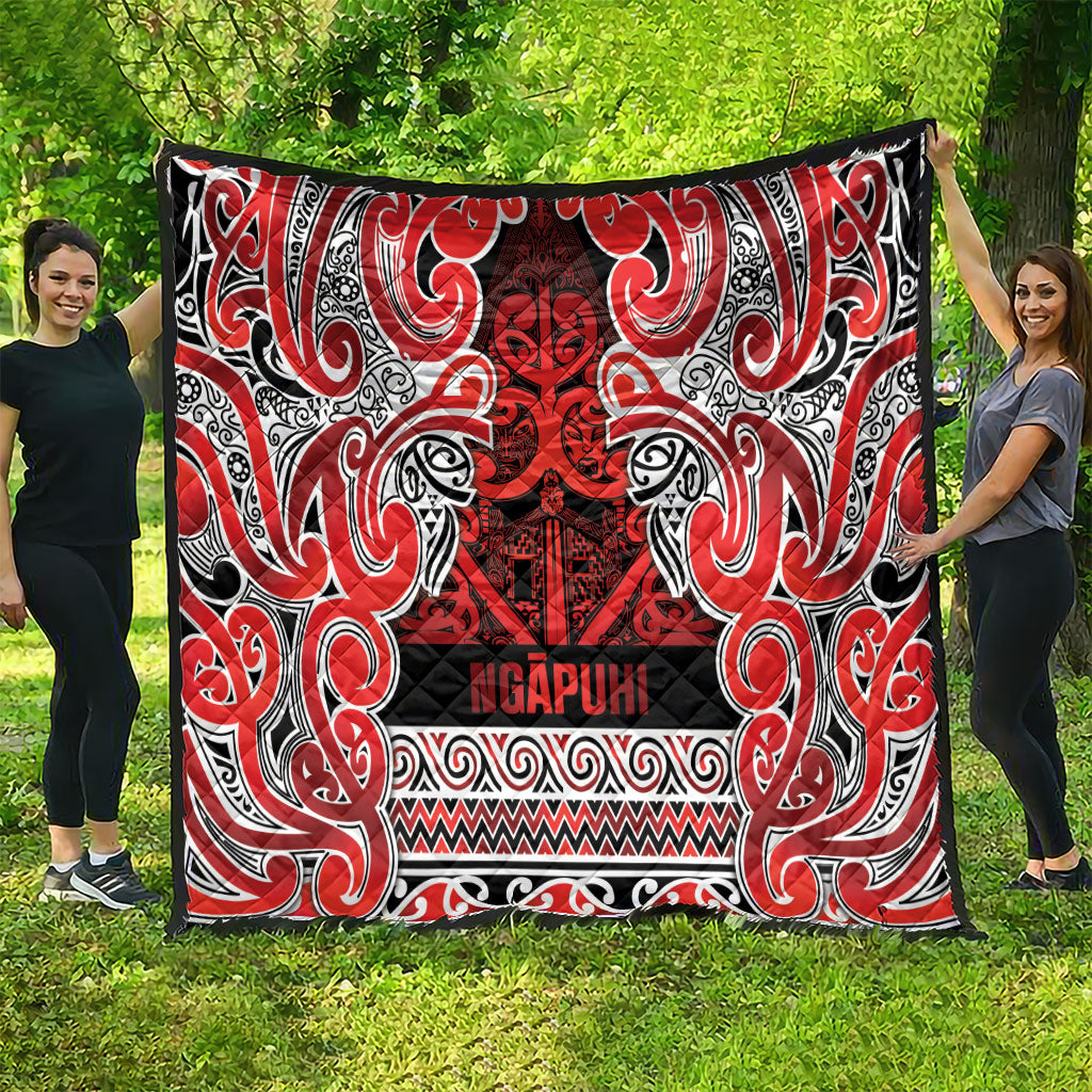 Aotearoa Iwi Ngapuhi Quilt Maori Wharenui House Tribal Pattern
