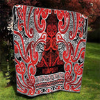 Aotearoa Iwi Ngapuhi Quilt Maori Wharenui House Tribal Pattern