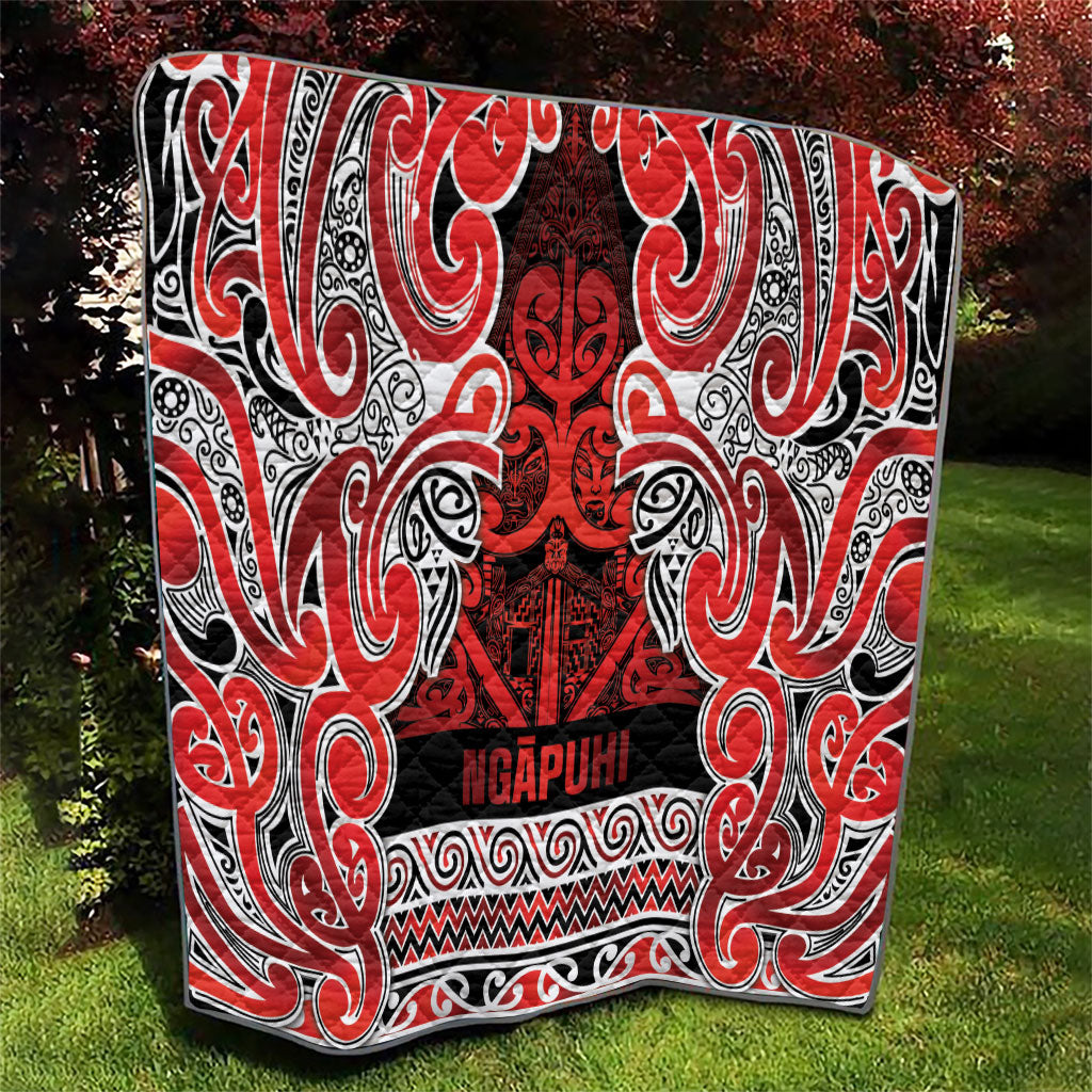 Aotearoa Iwi Ngapuhi Quilt Maori Wharenui House Tribal Pattern