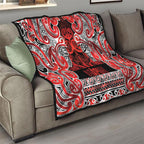 Aotearoa Iwi Ngapuhi Quilt Maori Wharenui House Tribal Pattern