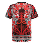 Aotearoa Iwi Ngapuhi Rugby Jersey Maori Wharenui House Tribal Pattern