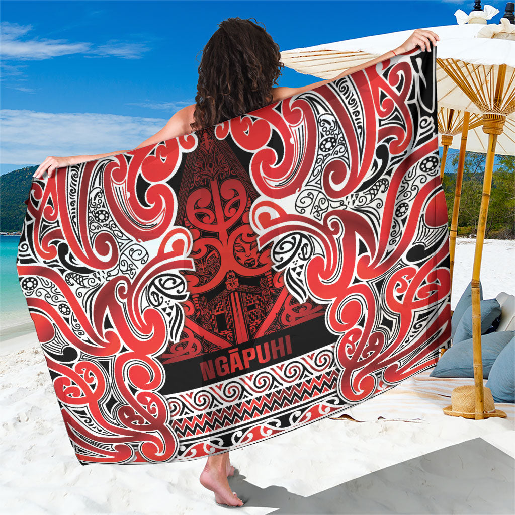 Aotearoa Iwi Ngapuhi Sarong Maori Wharenui House Tribal Pattern