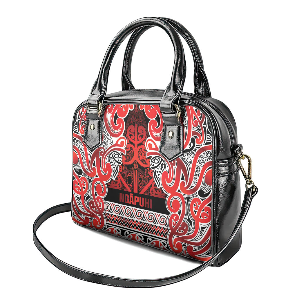 Aotearoa Iwi Ngapuhi Shoulder Handbag Maori Wharenui House Tribal Pattern