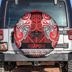 Aotearoa Iwi Ngapuhi Spare Tire Cover Maori Wharenui House Tribal Pattern