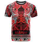Aotearoa Iwi Ngapuhi T Shirt Maori Wharenui House Tribal Pattern