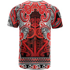 Aotearoa Iwi Ngapuhi T Shirt Maori Wharenui House Tribal Pattern
