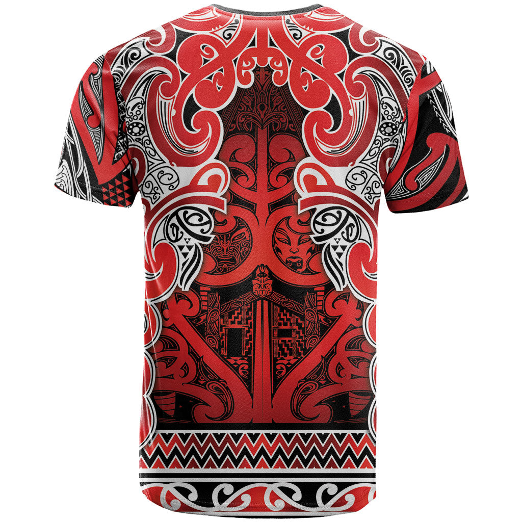 Aotearoa Iwi Ngapuhi T Shirt Maori Wharenui House Tribal Pattern