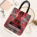 Aotearoa Iwi Ngapuhi Tote Bag Maori Wharenui House Tribal Pattern