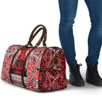 Aotearoa Iwi Ngapuhi Travel Bag Maori Wharenui House Tribal Pattern