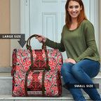 Aotearoa Iwi Ngapuhi Travel Bag Maori Wharenui House Tribal Pattern