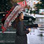 Aotearoa Iwi Ngapuhi Umbrella Maori Wharenui House Tribal Pattern
