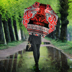 Aotearoa Iwi Ngapuhi Umbrella Maori Wharenui House Tribal Pattern