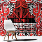 Aotearoa Iwi Ngapuhi Window Curtain Maori Wharenui House Tribal Pattern
