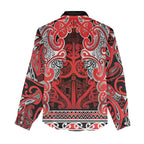 Aotearoa Iwi Ngapuhi Women Casual Shirt Maori Wharenui House Tribal Pattern