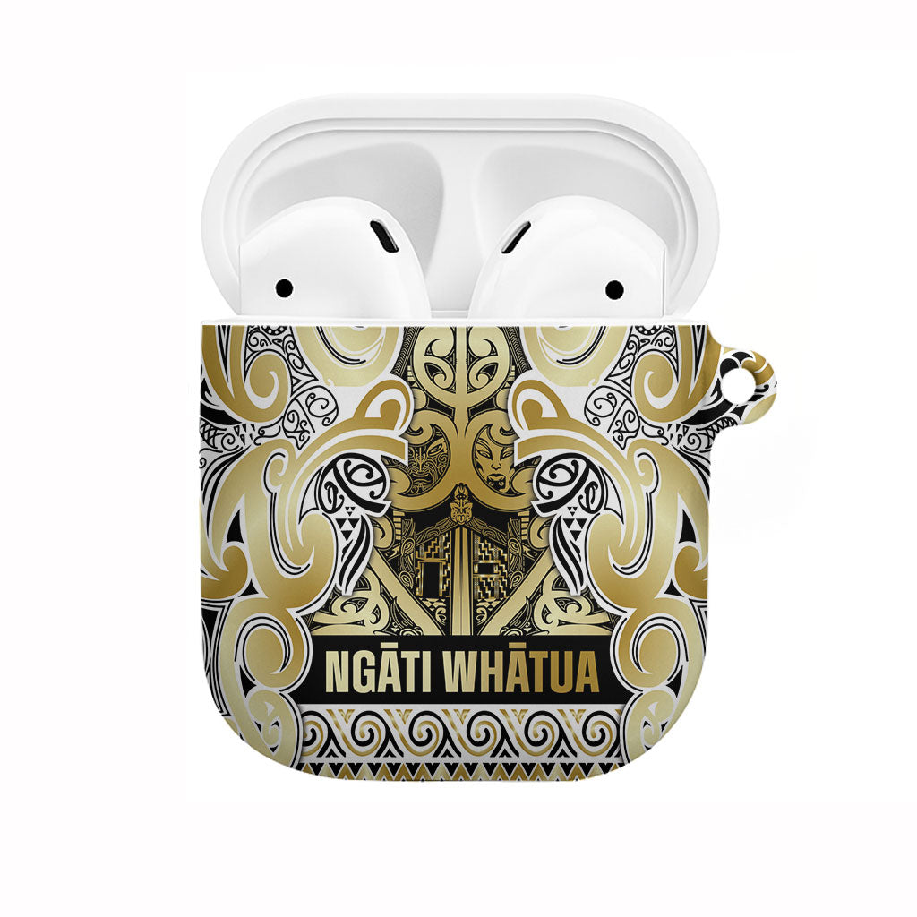 Aotearoa Iwi Ngati Whatua AirPods Case Maori Wharenui House Tribal Pattern