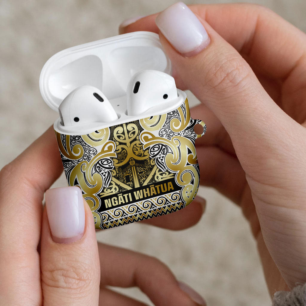 Aotearoa Iwi Ngati Whatua AirPods Case Maori Wharenui House Tribal Pattern