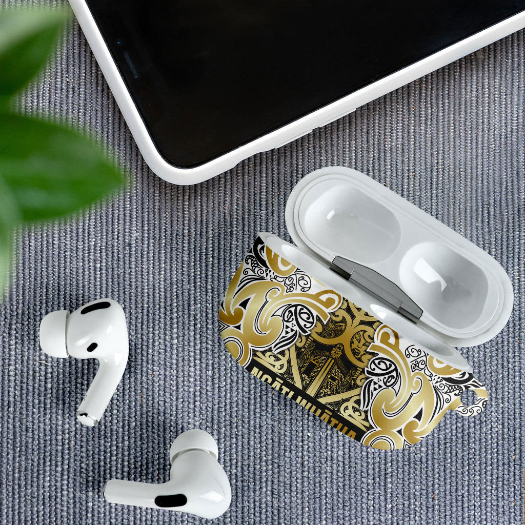Aotearoa Iwi Ngati Whatua AirPods Case Maori Wharenui House Tribal Pattern