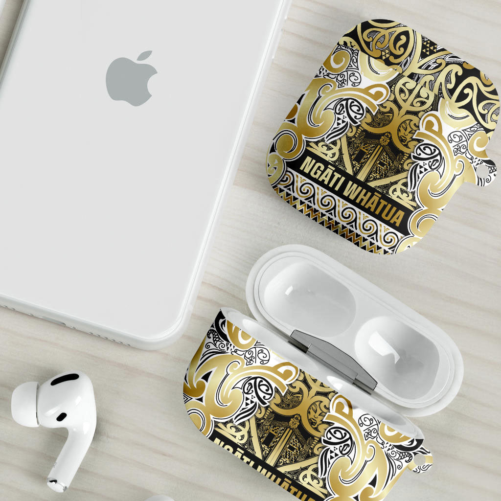 Aotearoa Iwi Ngati Whatua AirPods Case Maori Wharenui House Tribal Pattern