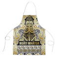 Aotearoa Iwi Ngati Whatua Apron Maori Wharenui House Tribal Pattern